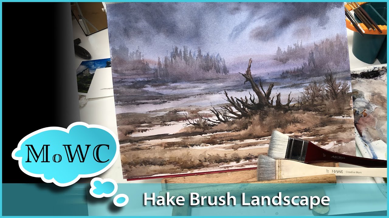 My First Hake Watercolor Painting (Spontaneous) – Extended 