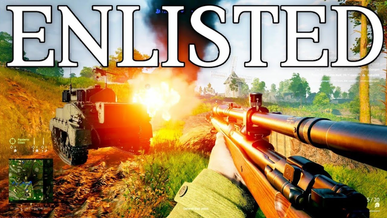 Enlisted Gameplay - Funny Moments/Epic Moments