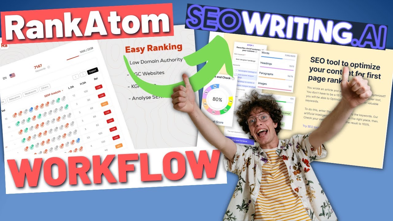 (EASY) SEO Blogging WorkFlow: RankAtom + SEOWriting AI