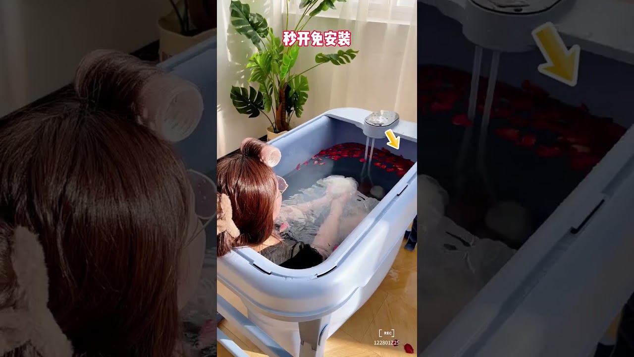 Want to enjoy a SPA-like bathing experience at home? #viralvideo #viralvideo #youtubeshorts