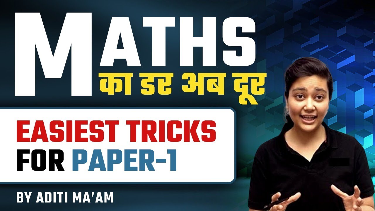 UGC-NET Expected Maths & Reasoning mcqs | Tricks for 70+ in Paper-1 | PYQs solution by Aditi Mam