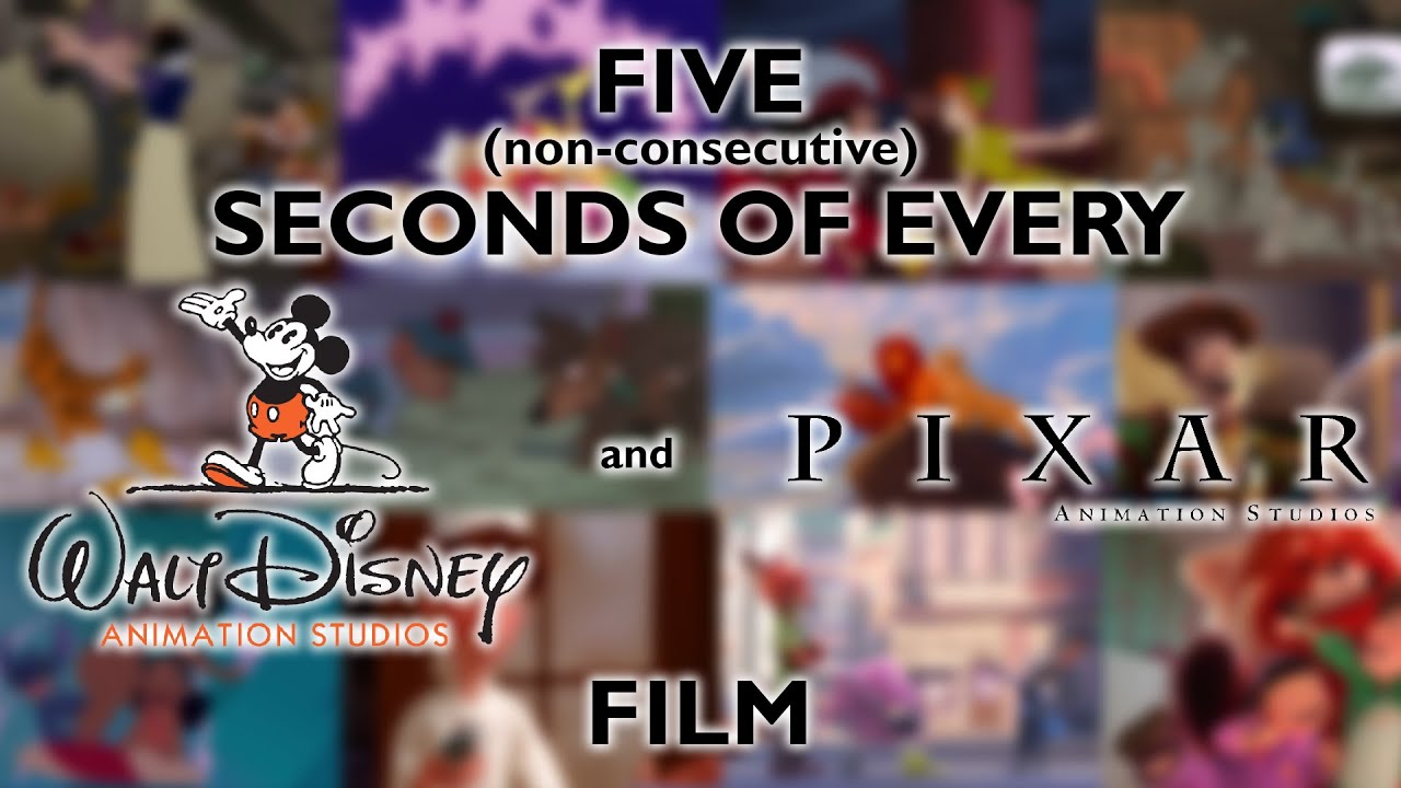Пять секунд подряд из каждого фильма Disney и Pixar