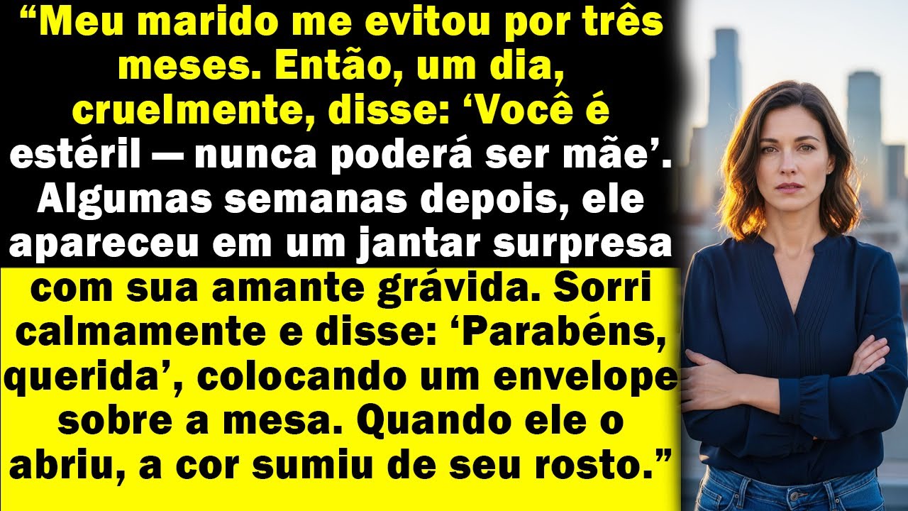 Meu marido me chamou de estéril — então deixei um envelope sobre a mesa que destruiu sua reputação.