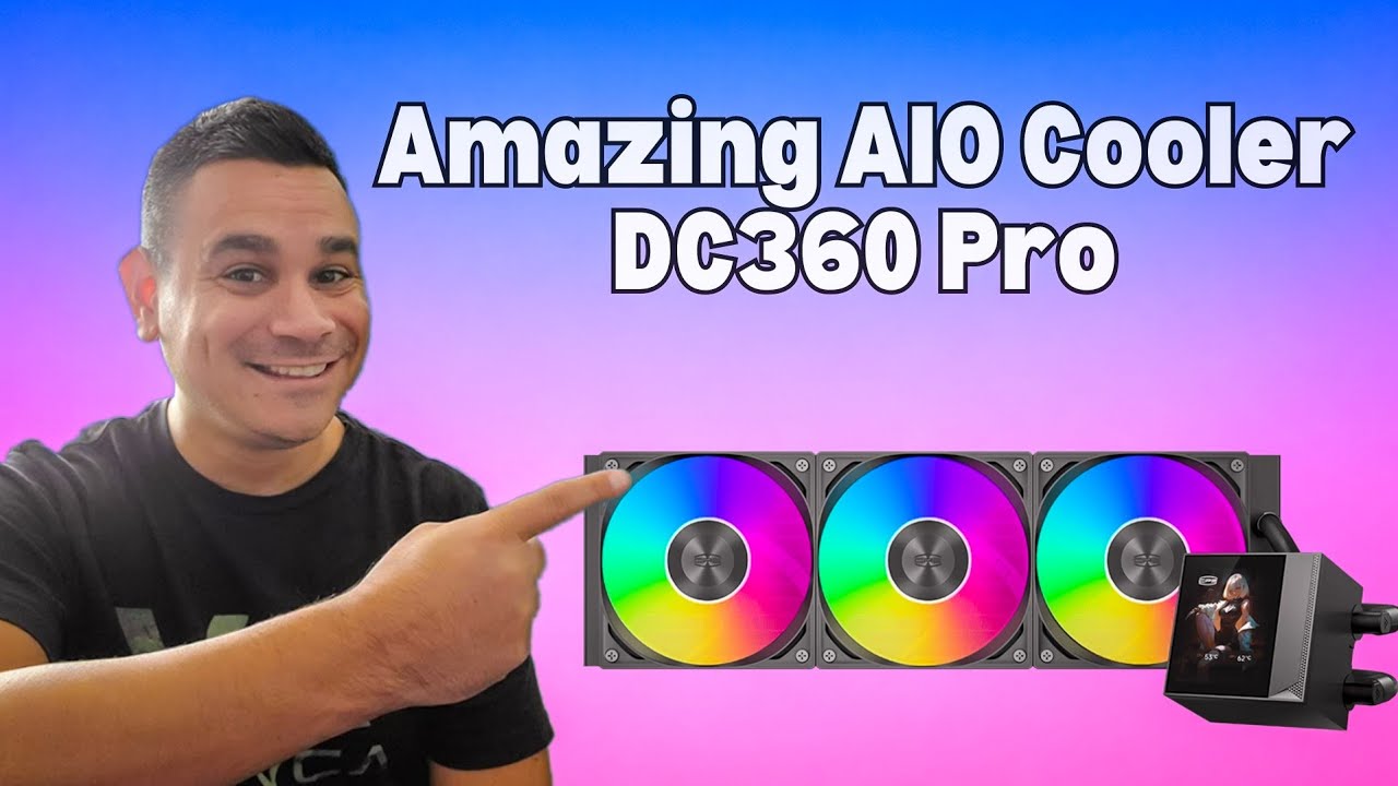 Лучший AIO-кулер для процессора DC360 Pro ARGB Display PcCooler