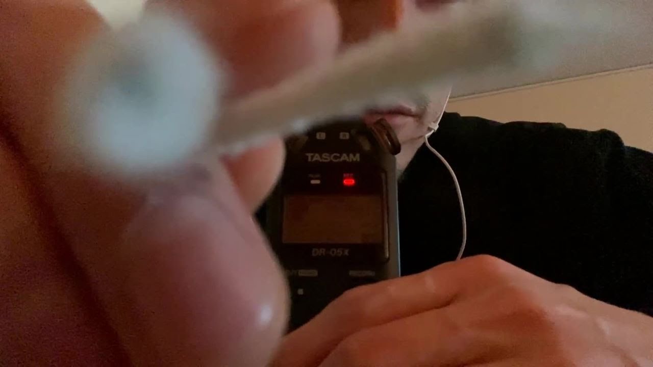 Soft Brush Sound and Whispers ASMR