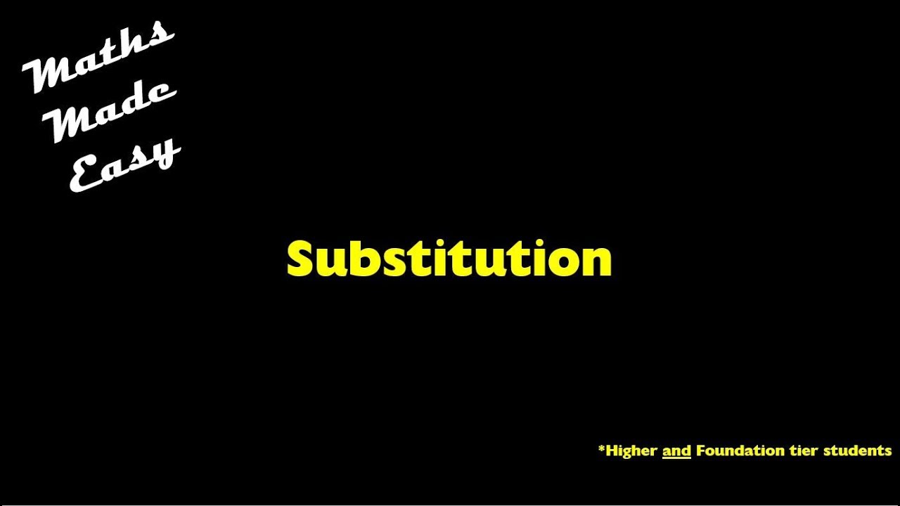 Substitution