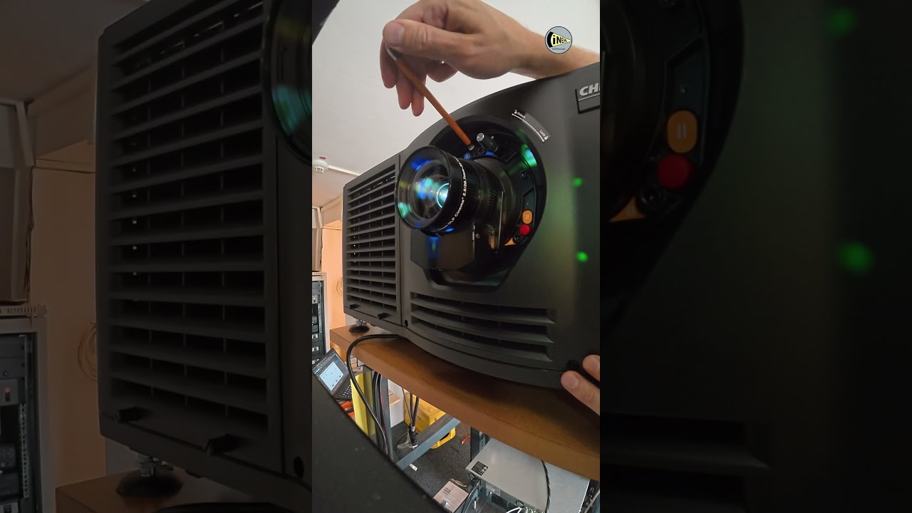 #Installation of the brand new #digital #cinema #projector CP2406 RBe with #laser #light #source