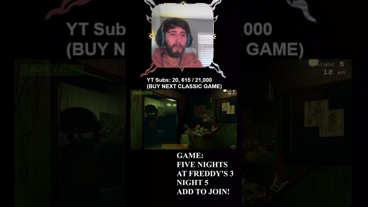 3/11/26 Part 2, Still Stuck On Night 5, FNAF 3