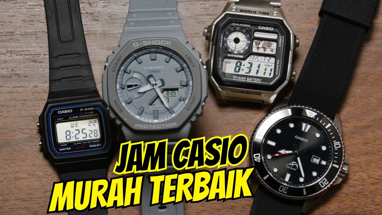 5 Rekomendasi JAM TANGAN CASIO Murah Terbaik | BANDEL, BERKELAS, MURAH!