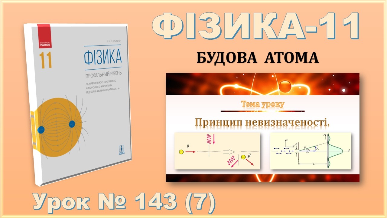 ФІЗИКА-11 | Урок 143 (7) | Принцип невизначеності
