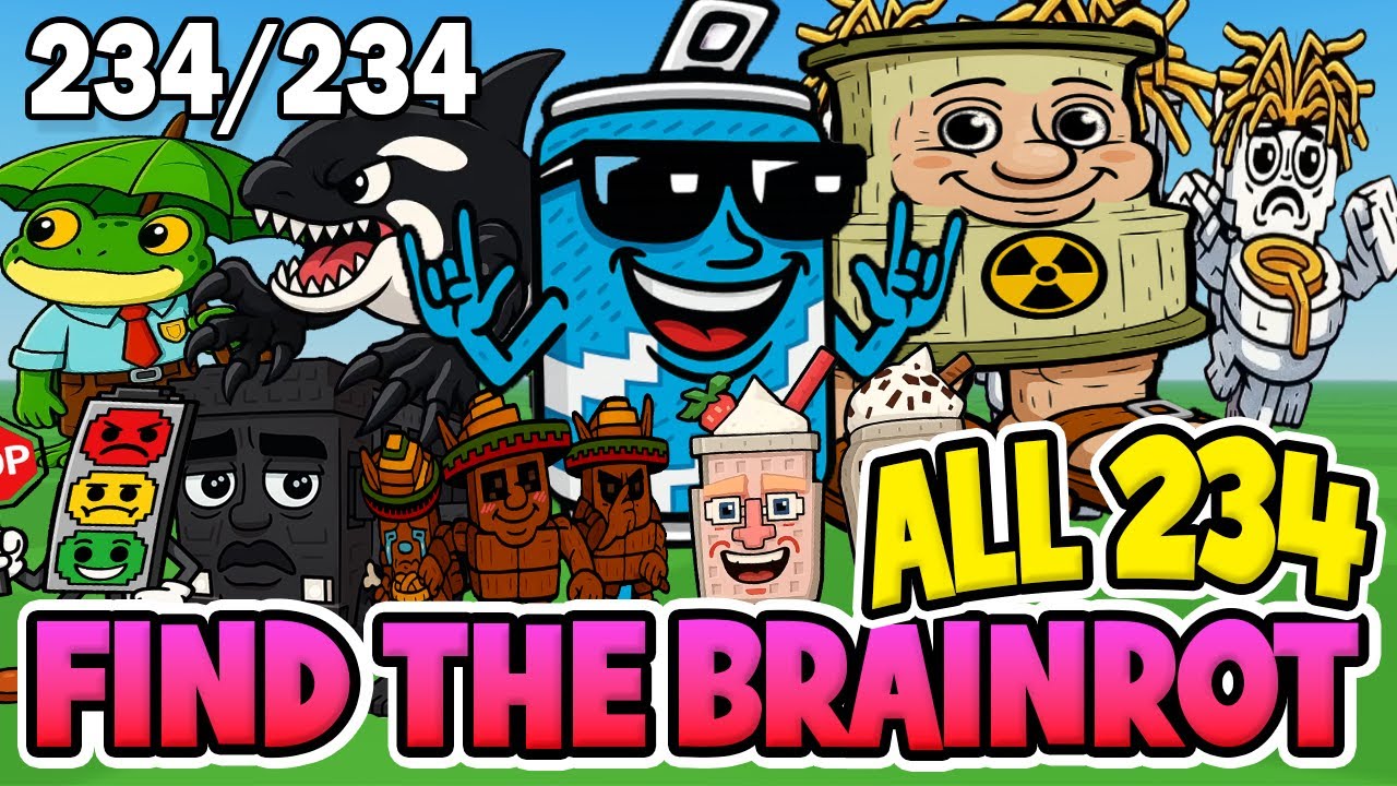 How to get ALL 234 BRAINROTS | Find The Brainrot (Roblox) Full Guide [264]