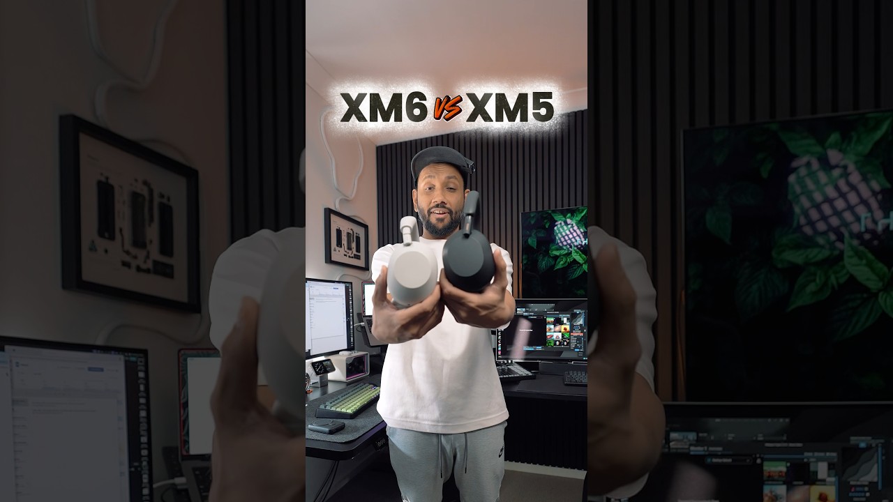 Sound comparison of Sony WH1000xm5 vs xm6 headphones