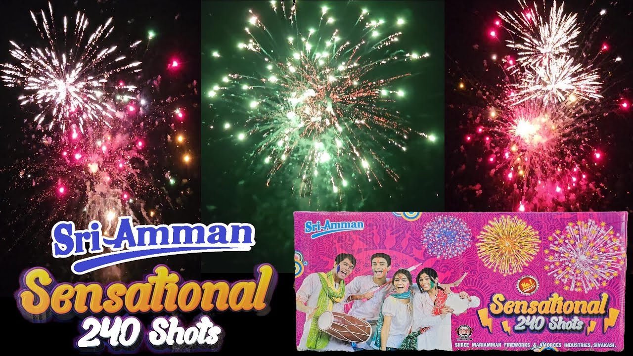 Sensational 240 Repeating multicolor shots | Sri Amman Fireworks @AlapparaKelapparom007