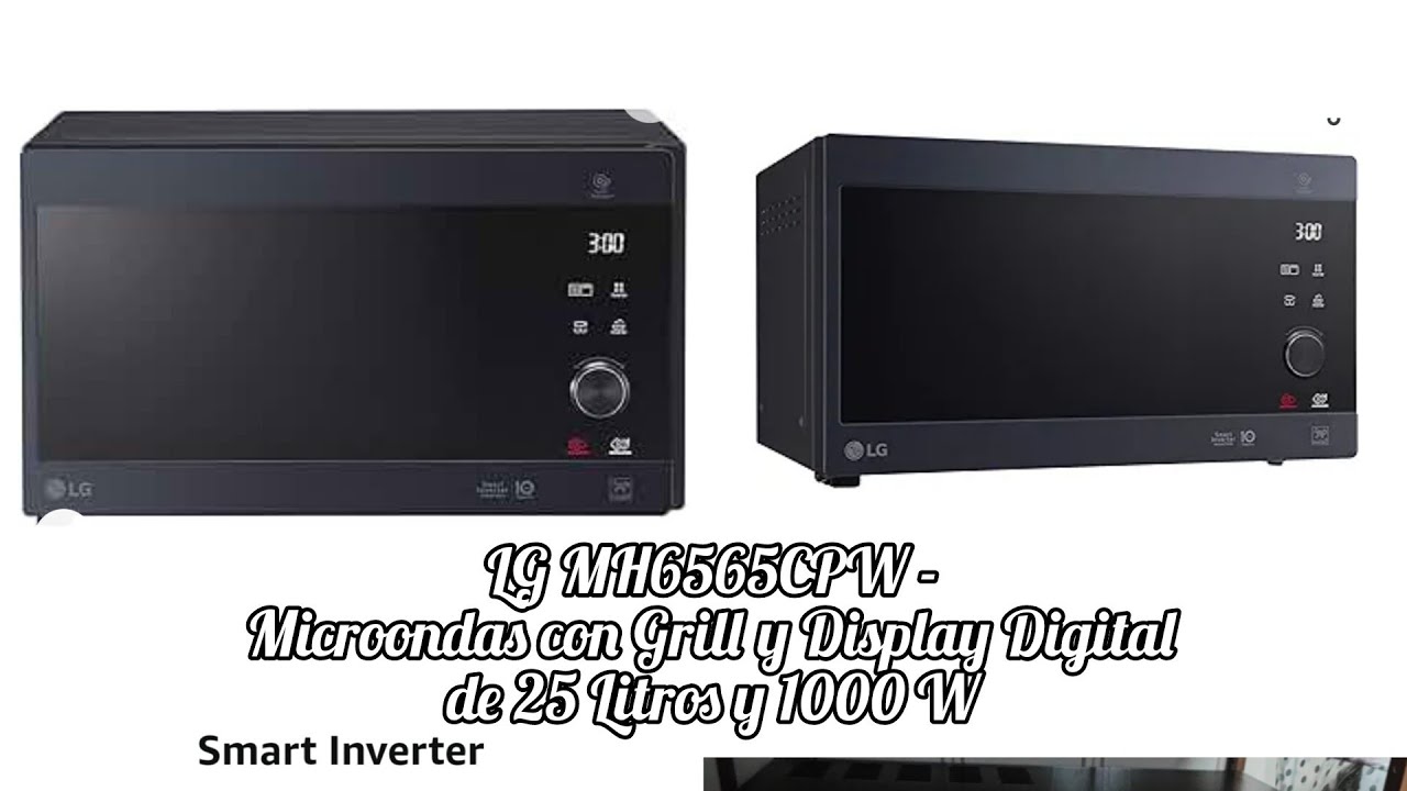 LG MH6565CPW - Microondas con Grill y Display Digital, de 25 Litros y 1000 W- unboxing