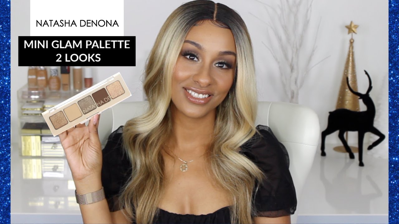 Natasha Denona Mini Glam Palette | 2 LOOKS + Swatches | Mo Makeup Mo Beauty