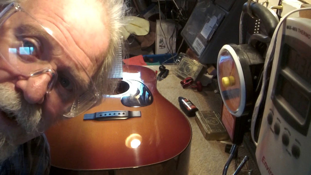 Polishing my guitars
