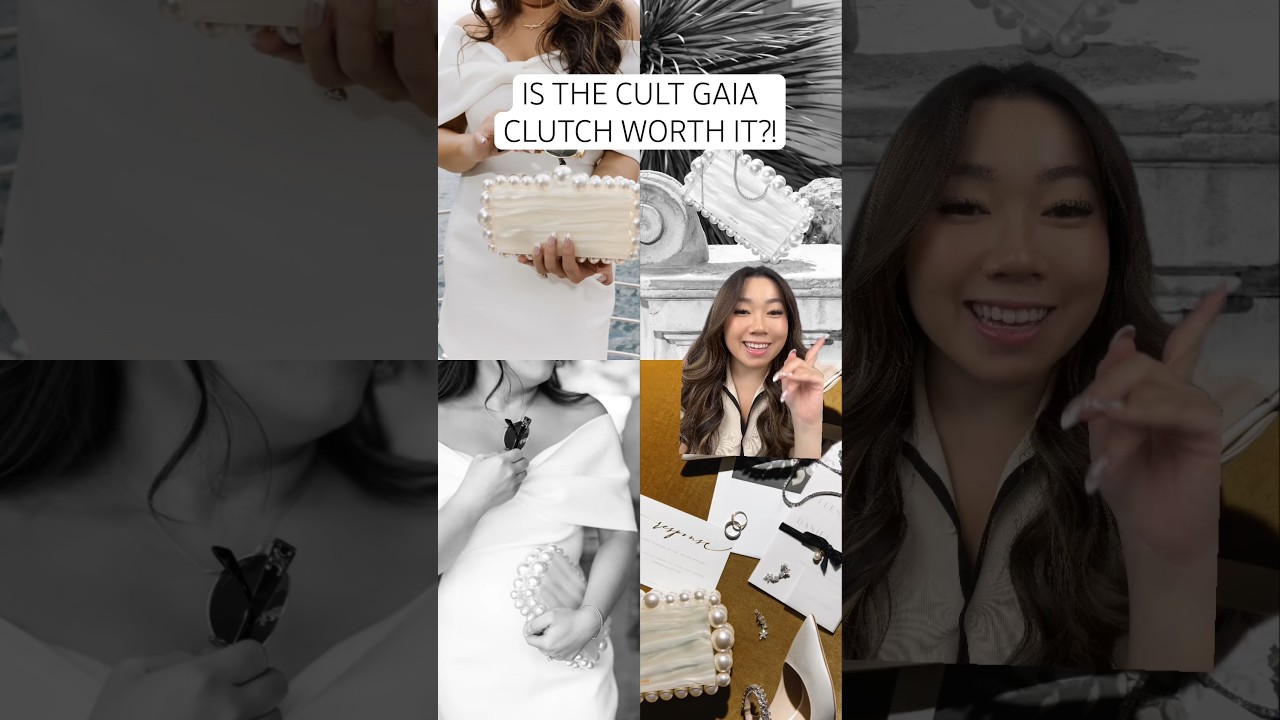 HONEST REVIEW OF THE CULT GAIA CLUTCH AS A BRIDAL BAG😬