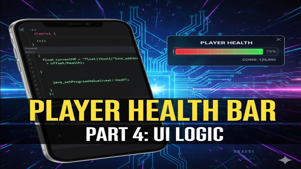 Mod Menu Tutorial #4: How to Create Player Health Progress Bars & Value Displays in C++