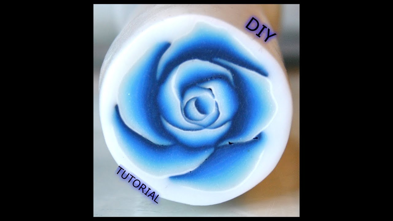 [TUTO] pâte polymère - CANES AVEC ROSE - SKINNER BLEND