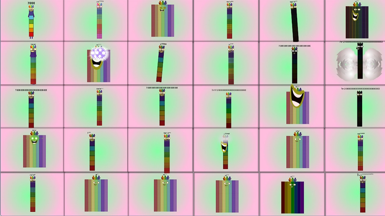 The Ultimate ! TEAM Numberblocks Band ReTrillion Part Sevents  |  Epic Mashup Performance !