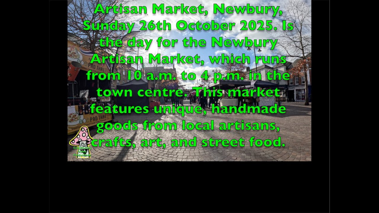 Artisan Market, Newbury, Sunday 26th October 2025.
