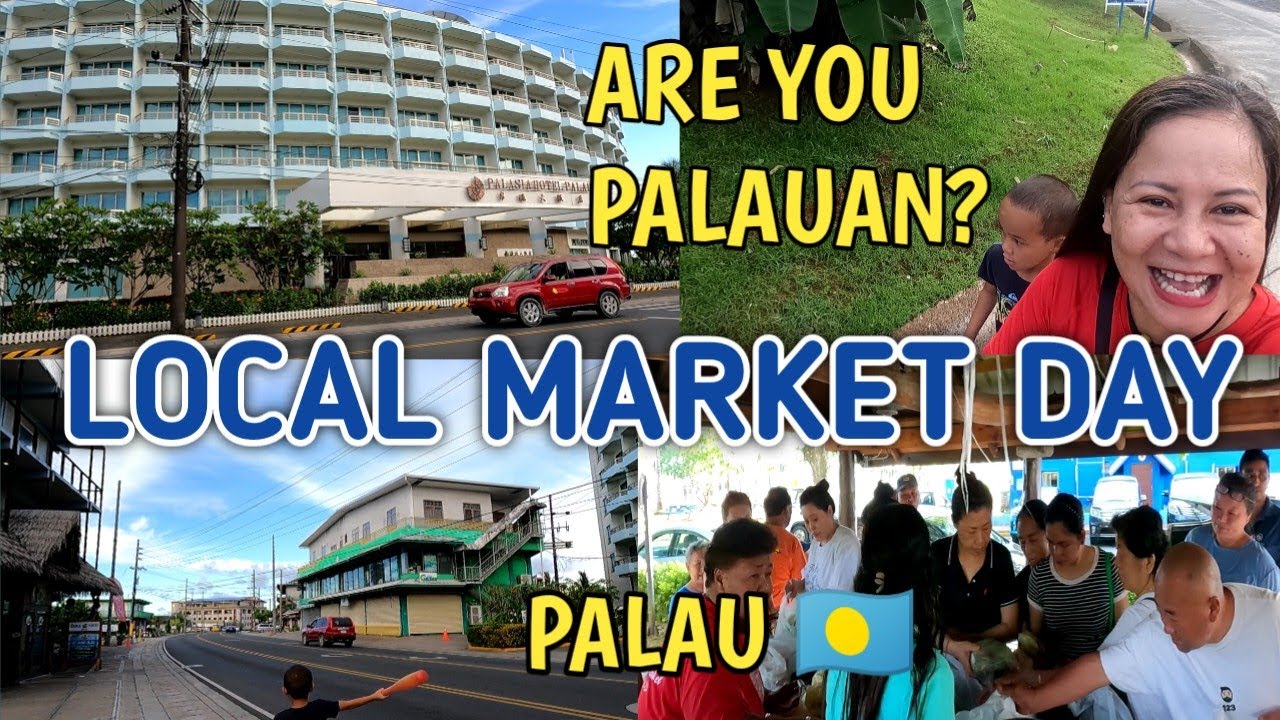WHAT'S IN KOROR REPUBLIC OF PALAU 🇵🇼 LOCAL MARKET DAY/STREET WALK #micronesia