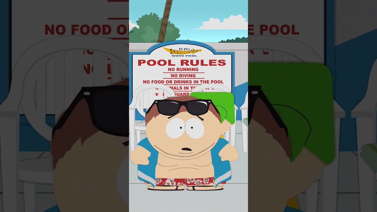 The boys take a trip to a waterpark. #SouthPark #Cartman #waterpark