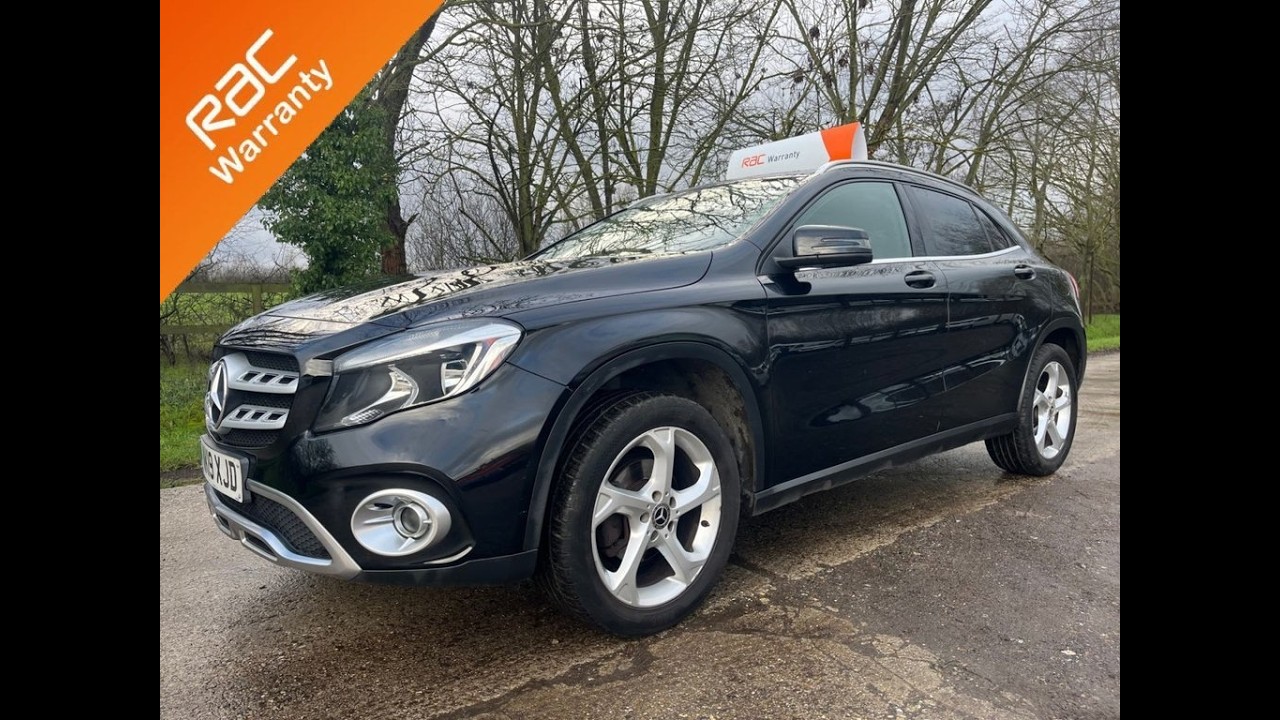 Merc Benz GLA 200 , manual, petrol, Black, full leather, car finance available, RAC Dealer