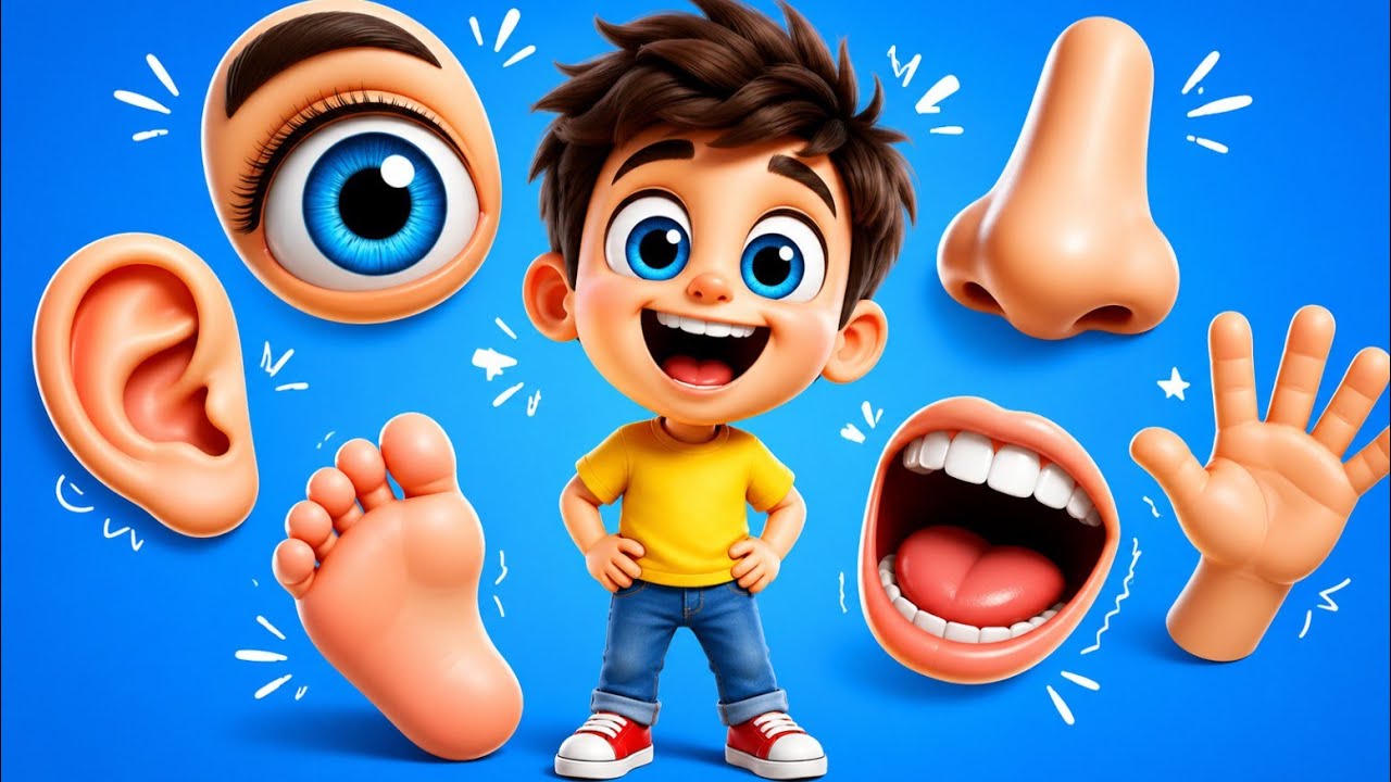 Body Parts Song for Kids | Parts of the Body | Learn Body Parts for Children | Body Kids Vocabulary