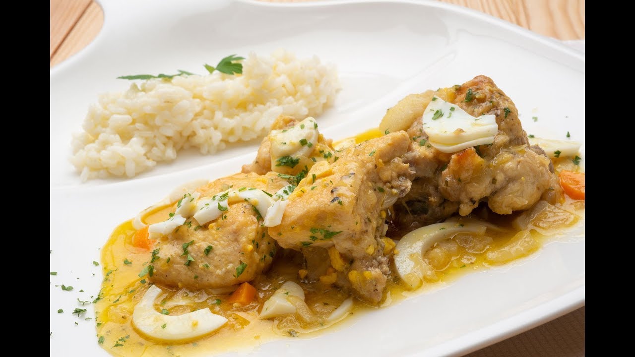 Pollo guisado con arroz blanco - Karlos Arguiñano en tu cocina