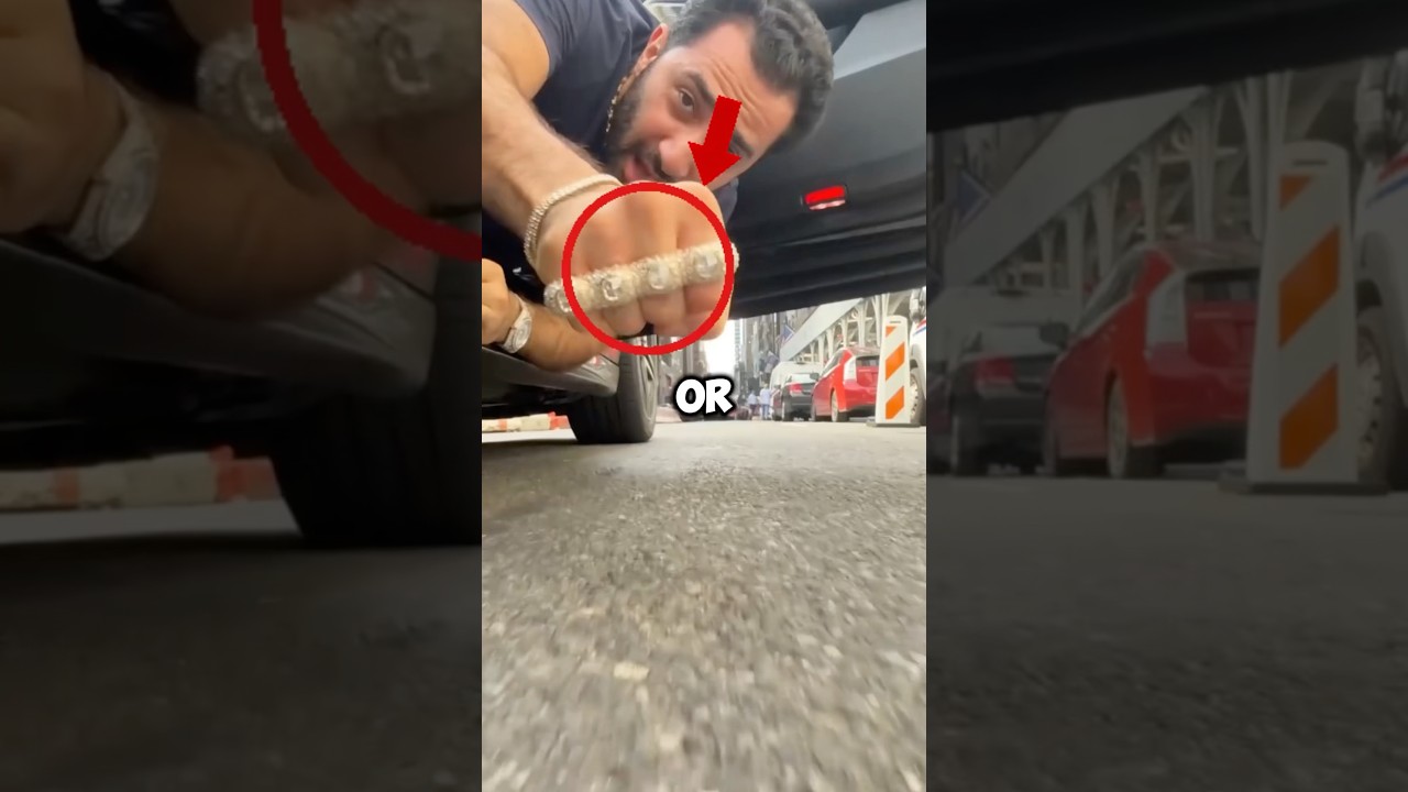 Он что, портит своё бриллиантовое кольцо?! 😱