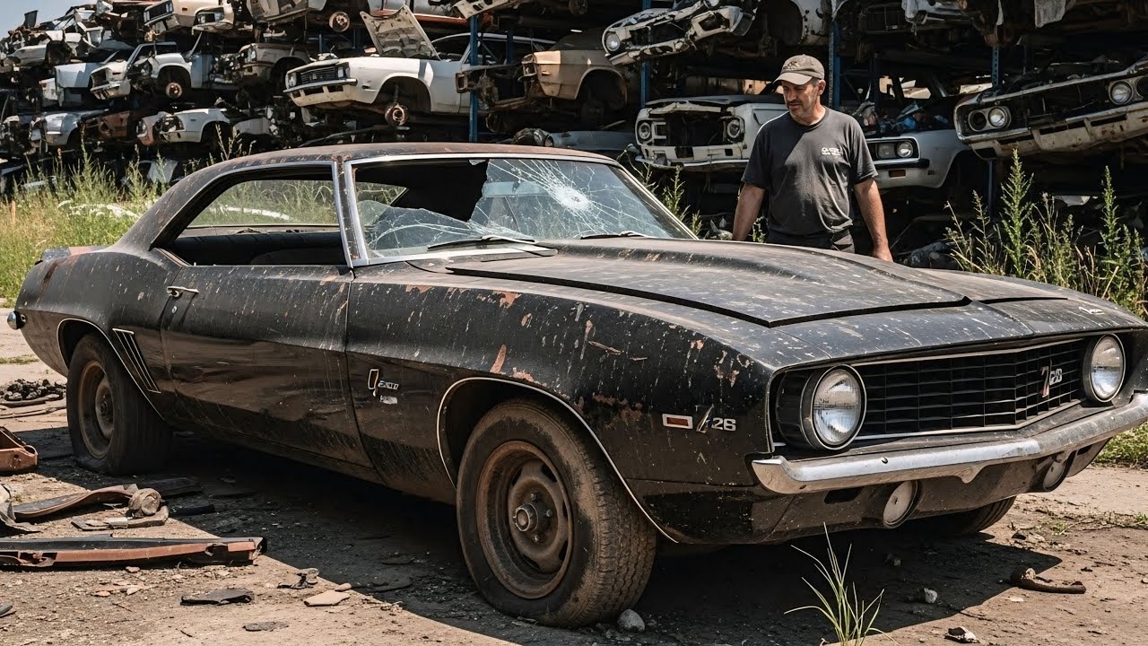 ASMR Car Restoration | 1969 Chevrolet Camaro Z28 – From Rust to Showroom Classic