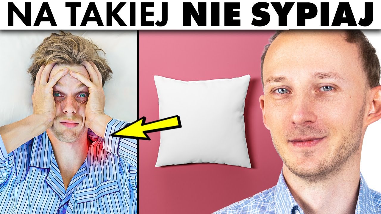 TAKIE poduszki niszczą Twój sen! Na jakich spać, by mieć zdrowy kręgosłup? | Dr Bartek Kulczyński