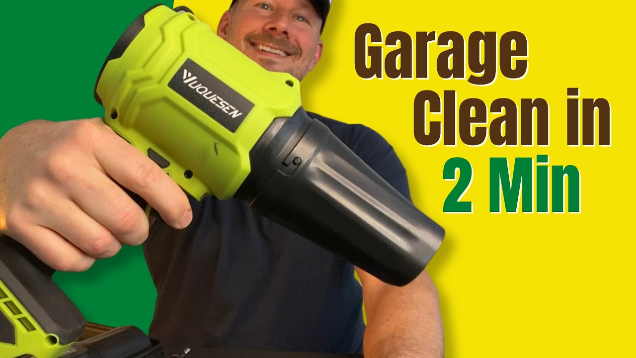 Best Handheld Cordless Leaf Blower: Clear out Garage, Patios, Sidewalks FAST!