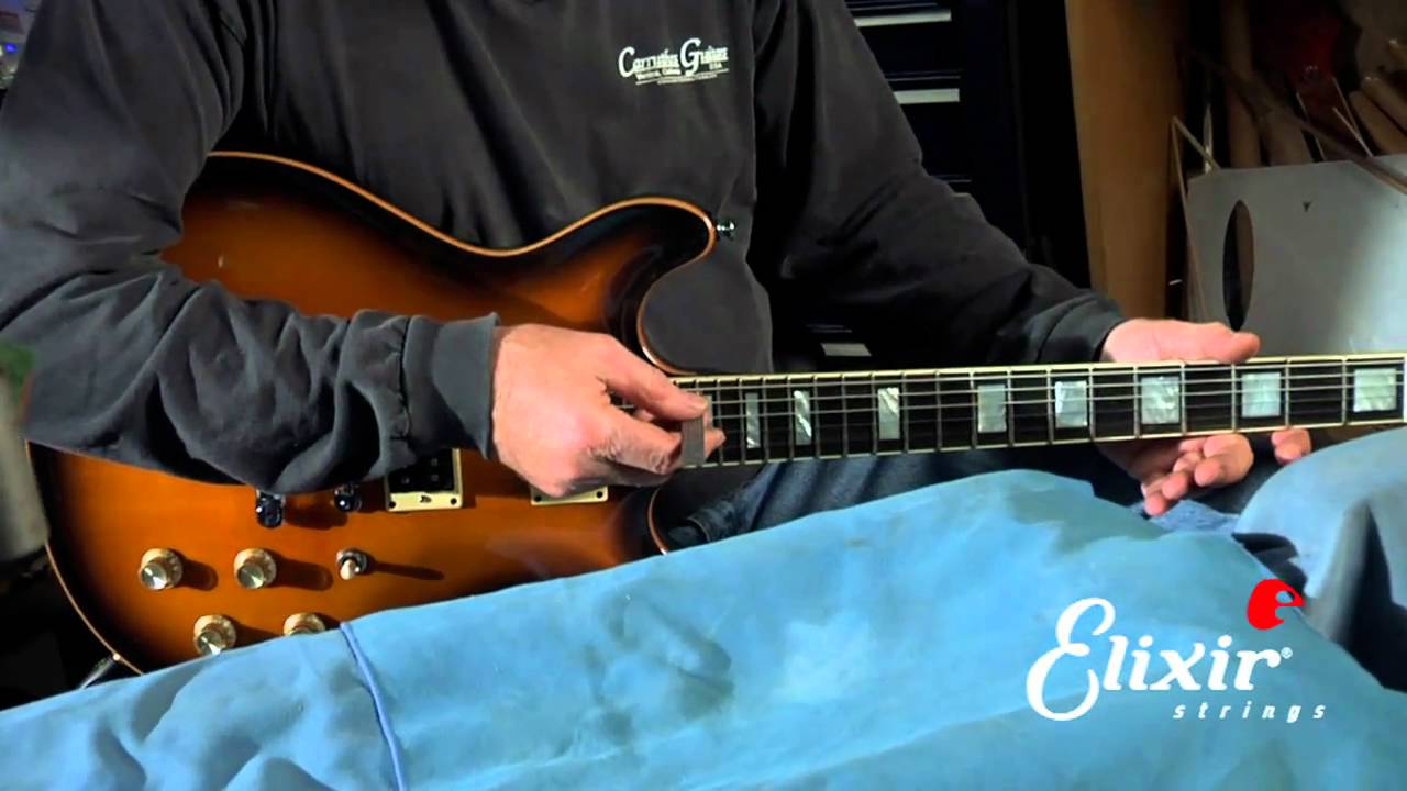 Setting Up Your Tune-o-Matic Guitar: Bridge Action Height Adjustment (Step 2 of 4) | ELIXIR Strings