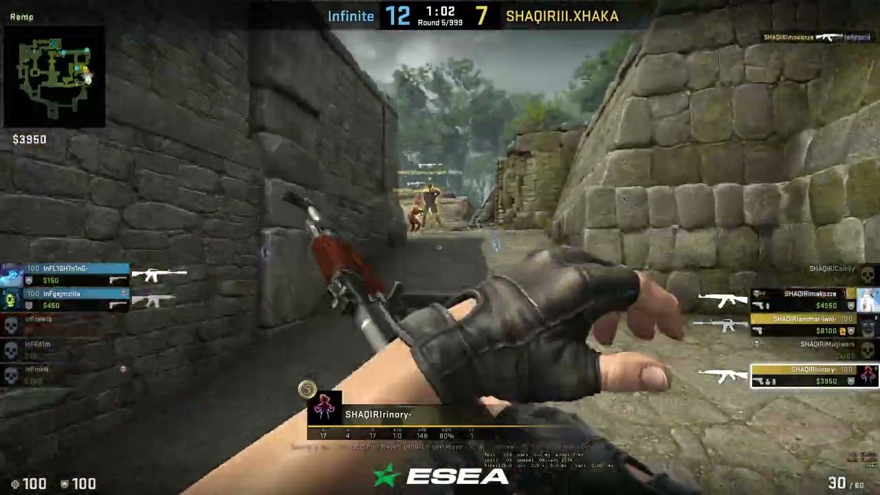 BNE rising cheating in ESEA cash cups FT. mugiwara and rinory