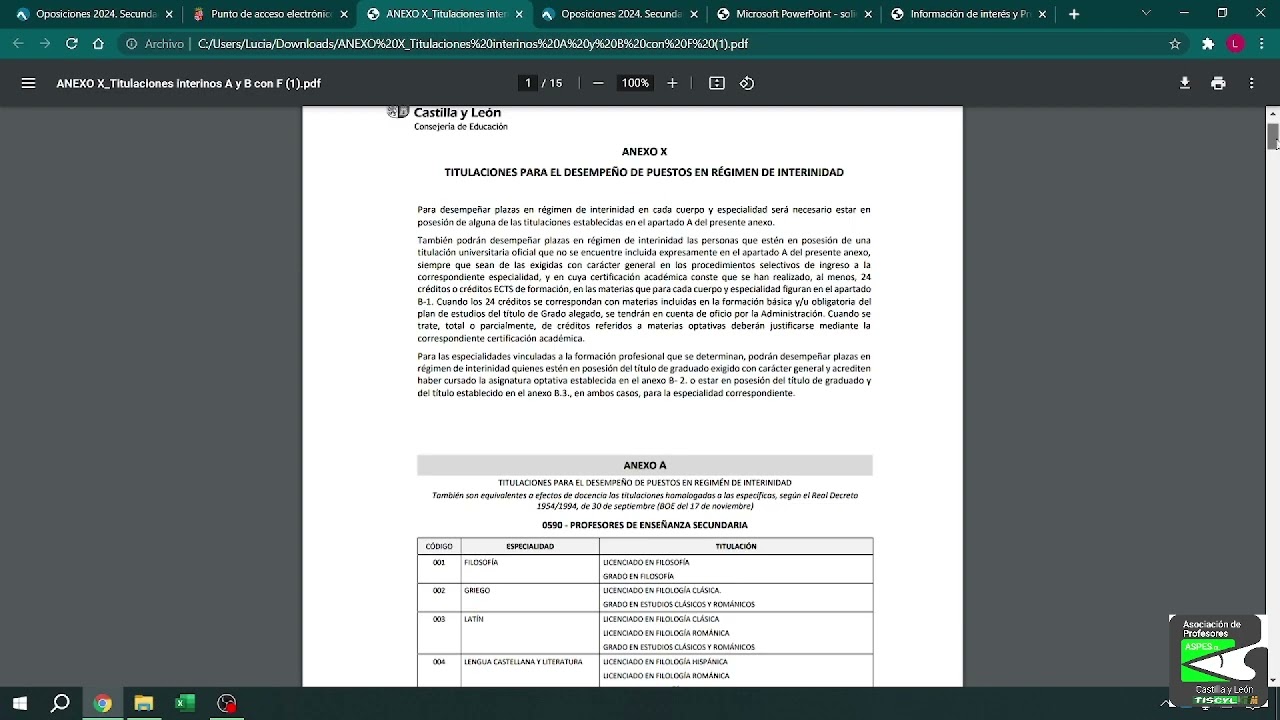 SOLICITUD  OPOSICIONES 2024 - TUTORIAL ASPES-CL