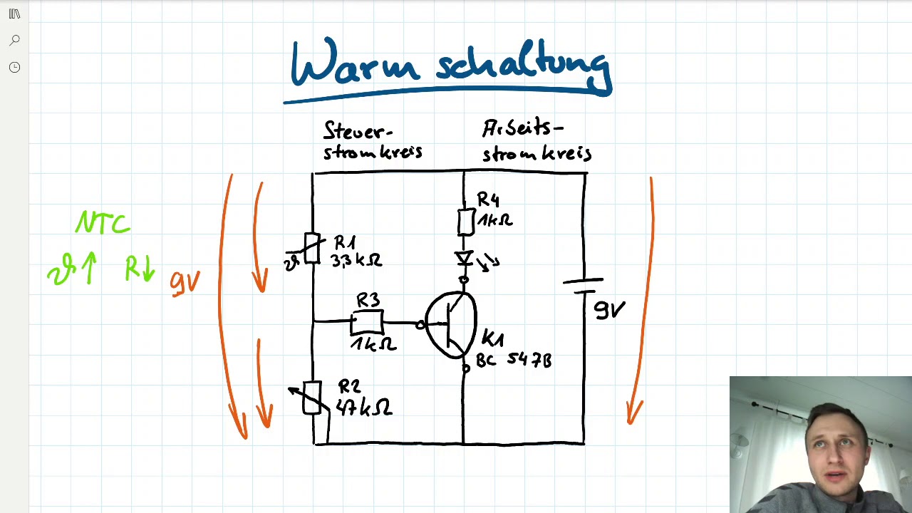 Der Transistor in einer Warmschaltung - Technik