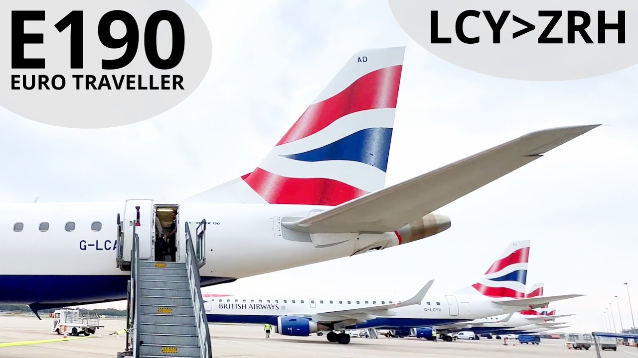 British Airways from LONDON CITY to ZURICH ✈️