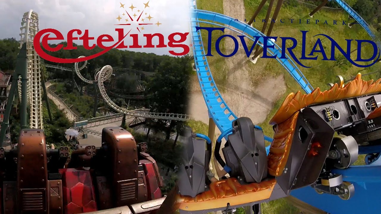 ROLLER COASTER CHALLENGE - ALLE 13 ACHTBANEN VAN TOVERLAND & DE EFTELING OP 1 DAG DOEN!