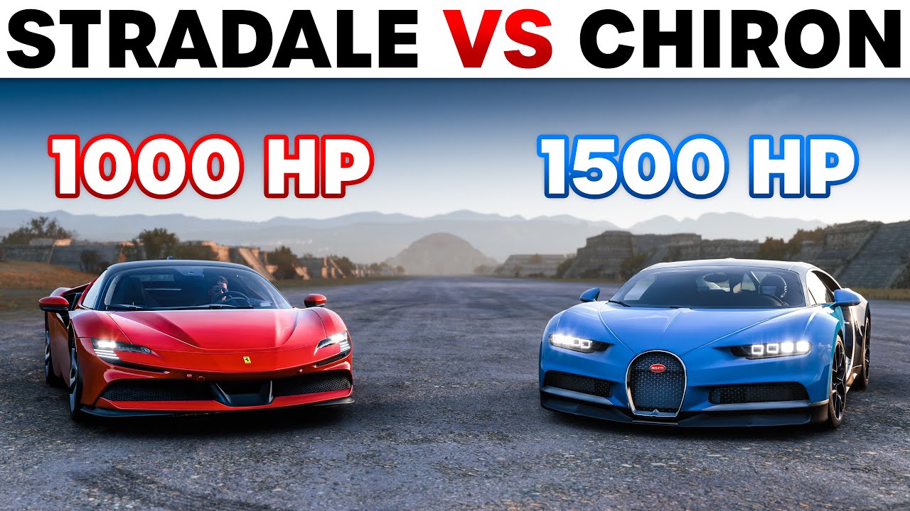 Forza Horizon 5 | Ferrari SF90 Stradale VS Bugatti Chiron | Hypercar Battle!!!