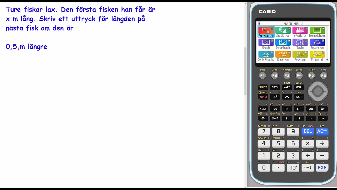 Matematik 5000+ 1b rev  &auml;mnesplan Kap 1 Uppgift 1313 a