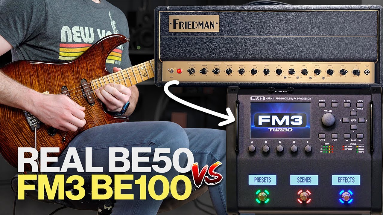 Dialing in the Fractal BE100 to Sound Like my Real Friedman BE50 Dlx - MEGA FM3 Tone!
