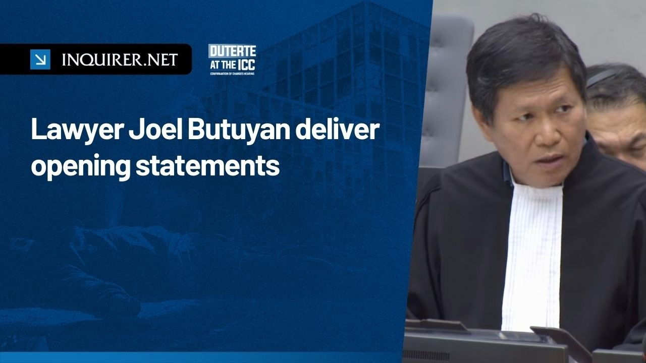 Lawyer Joel Butuyan deliver opening statements