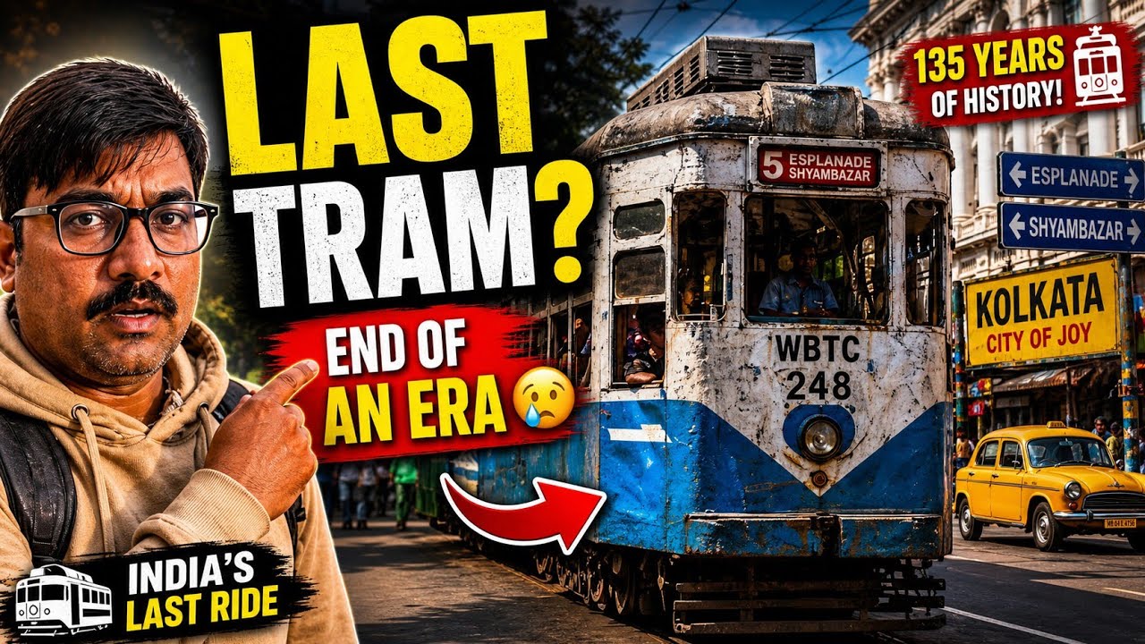 Kolkata Tram: End of an Era? 💔 | क्या यह आखिरी सफर है? West bengal Episode - 03