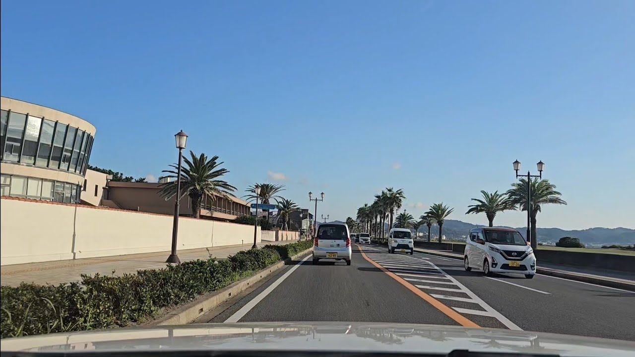 ドライブ　橋から橋の間はまるで海外リゾート　鏡ヶ浦通り　千葉