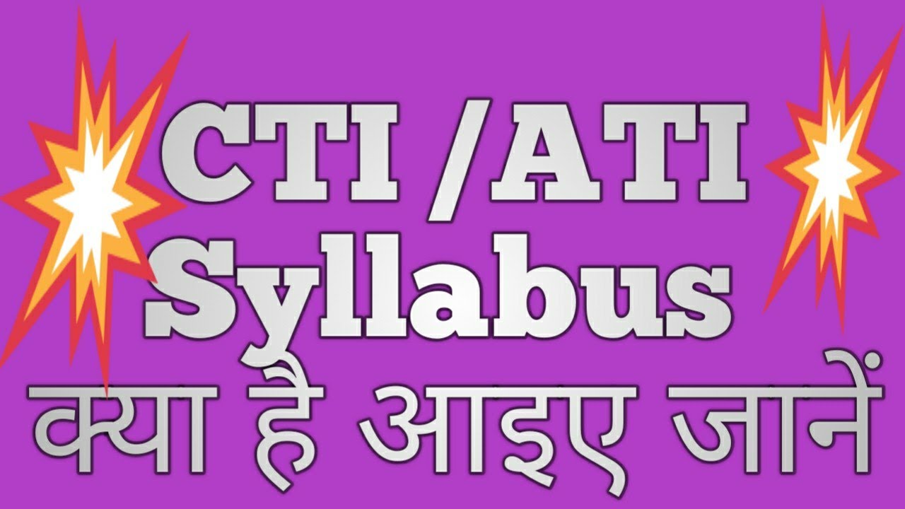 CTI Entrance Syllabus Detail