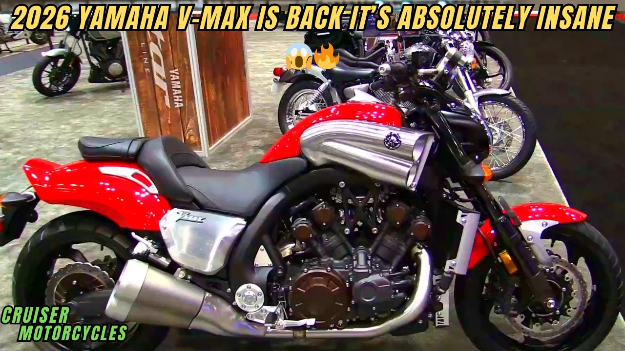 Yamaha V-Max 2026 года вернулась… И это просто невероятно! 😱🔥
