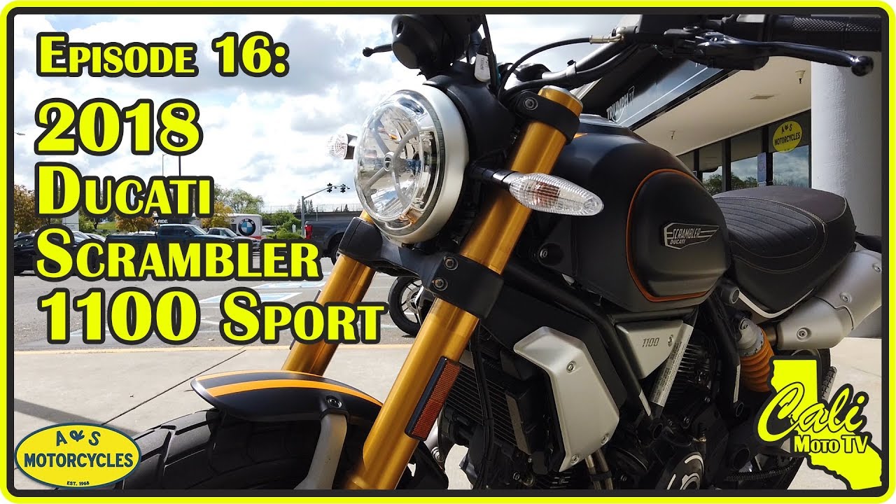 2018 Ducati Scrambler 1100 Sport Review