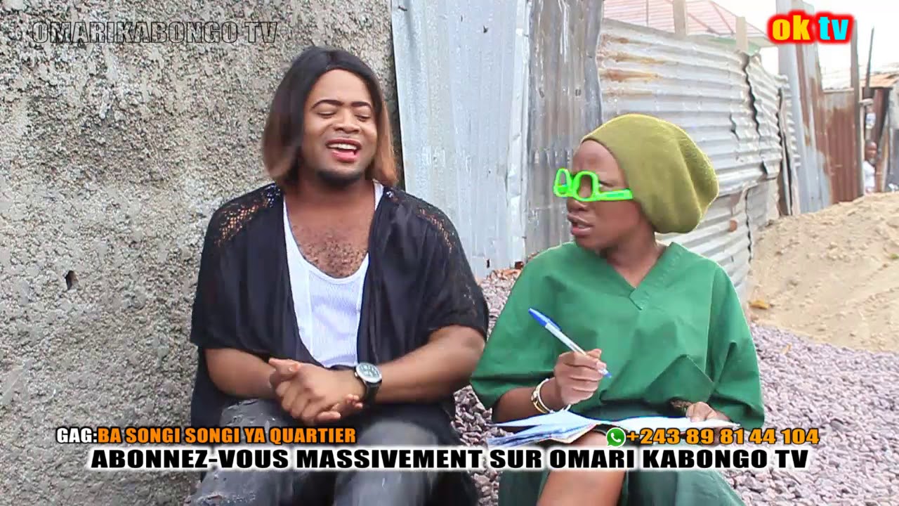 NOUVEAU GAG BA SONGI SONGI YA QUARTIER /AVEC  PEDE NADA; AIDA;MUKUATA; MAMAN MOSEKA